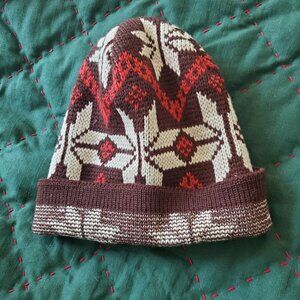 Vintage 100% Wool Wigwam Mills Stocking Hat Winter Knit Ski Cap
